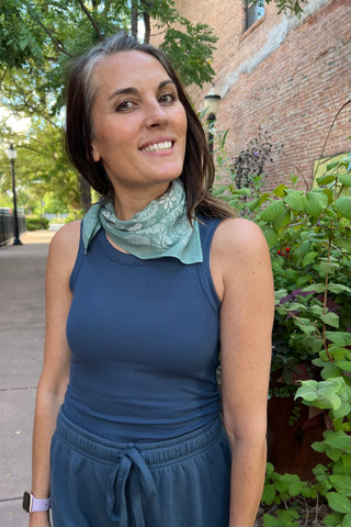 Midnight Navy Everyday Essential Micro-Ribbed Tank Top