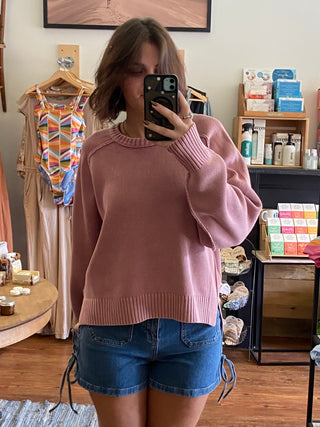 Free People Spring Street Pullover in Bijou