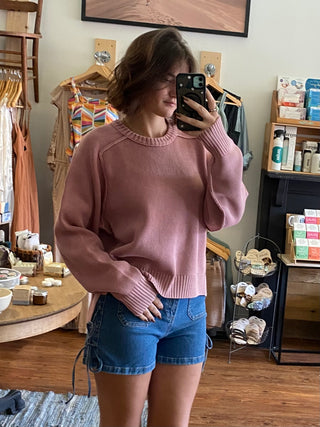 Free People Spring Street Pullover in Bijou