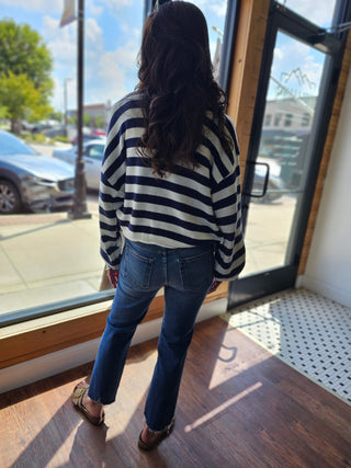 Vintage Straight Dark Denim Jeans