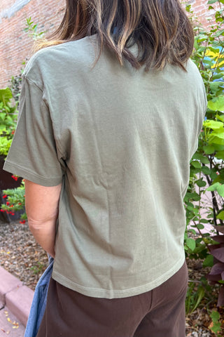 Women's Life Is Good Take It Easy Tiger Short Sleeve Boxy Crusher Tee