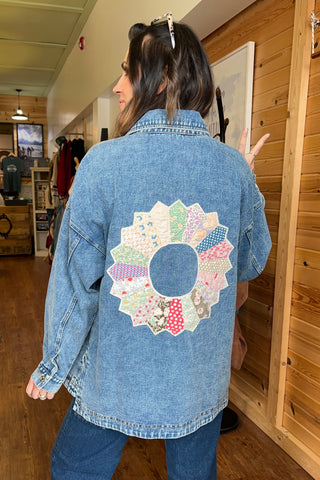 Vintage Quilt Denim Jacket