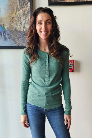 Free People We The Free Jamie Henley in Uncut Emerald