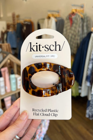 Recycled Plastic Medium Flat Cloud Clip - Tort