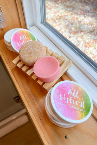 Travel Containers for Shampoo & Conditioner Bars