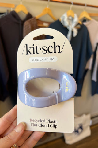 Recycled Plastic Medium Flat Cloud Clip - Hydrangea Breeze