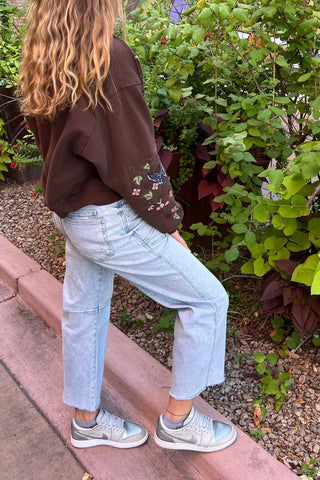 Vervet Kate High Rise Barrel Jean