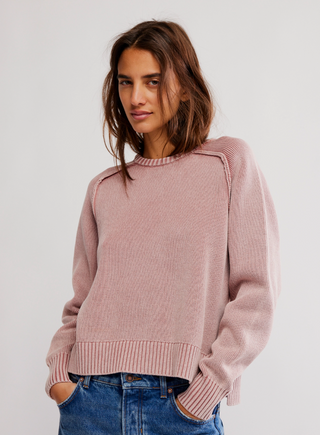 Free People Spring Street Pullover in Bijou
