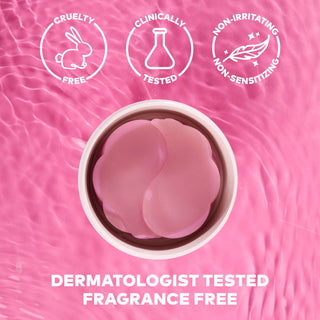 Hydrogel Undereye Masks - Seaweed-Based with Calming Cherry