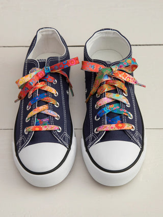 Shoelaces, Set of 2 - Rainbow Floral