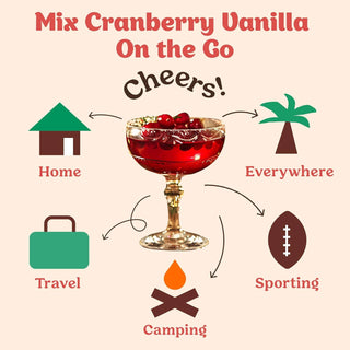 Cranberry Vanilla Cocktail / Mocktail Mixer