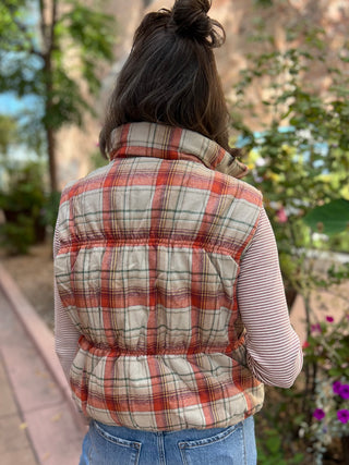 Plaid Flannel Quilt Vest