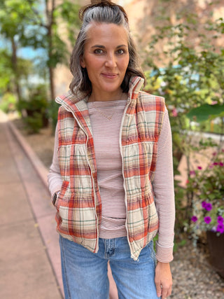 Plaid Flannel Quilt Vest