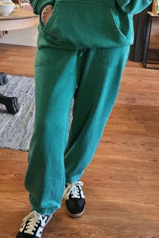 Free People Slow It Down Jogger in Rainforest Moss