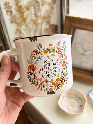 Camp Coffee Mug - Today I Will Not Stress
