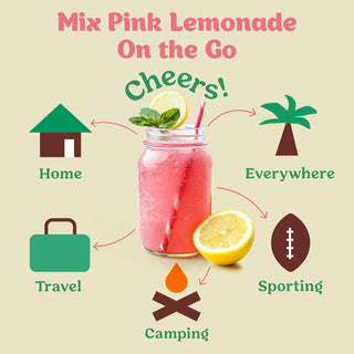 Pink Lemonade Cocktail / Mocktail Mixer