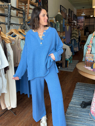 Free People Hailee Set in Summer Blue