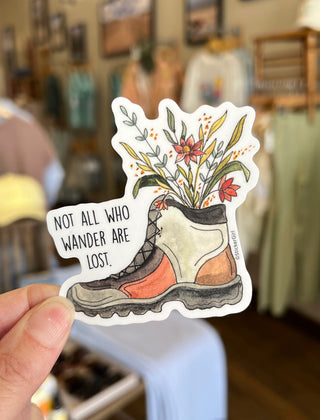 Wander Boot Vinyl Sticker