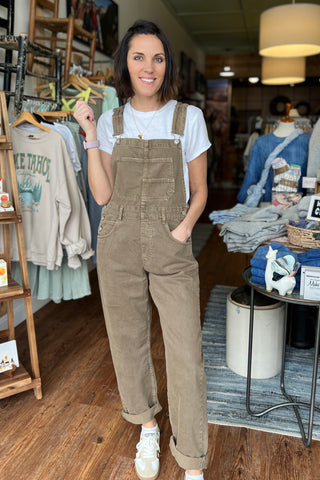 Free People Ziggy Denim Overalls in Lasso