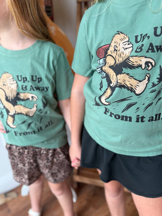 Kids Life Is Good Up Up & Away Short Sleeve Crusher Tee