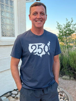 Men's Life is Good America 250 Short Sleeve Crusher Tee