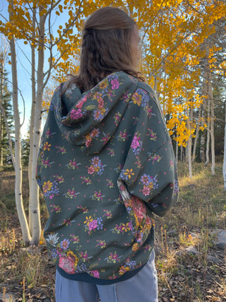 Natural Life Oversized Hoodie in English Garden