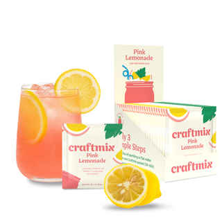 Pink Lemonade Cocktail / Mocktail Mixer