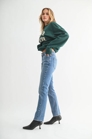 Medium Wash Pencil Jean