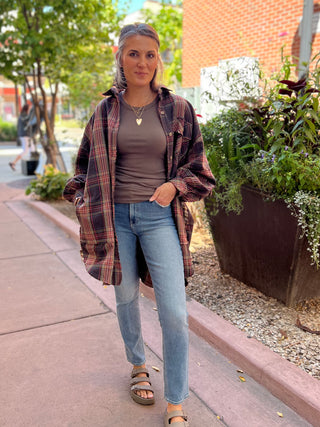 Plaid Flannel Tunic