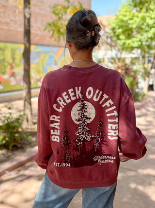 Bear Creek Outfitters Cranberry Sweatshirt