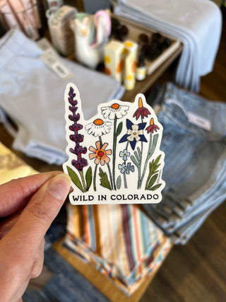 Wild in Colorado Vinyl Sticker