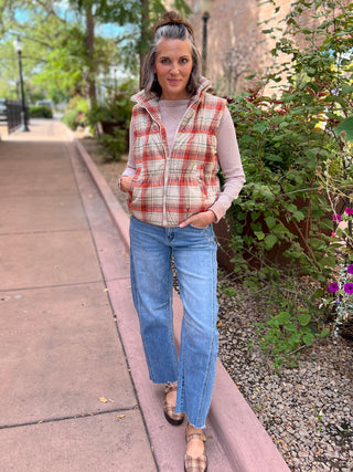 Plaid Flannel Quilt Vest