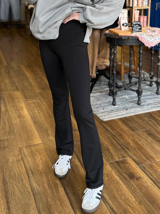 Black Flex Form Bootcut Leggings