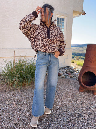 Medium Wash Denim Barrel Twist Jeans