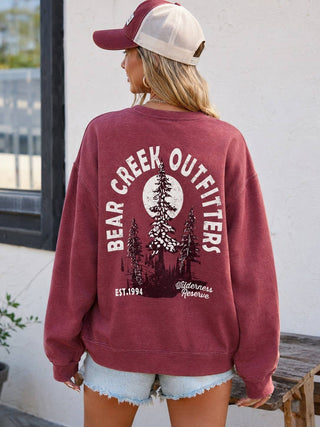 Bear Creek Outfitters Cranberry Sweatshirt