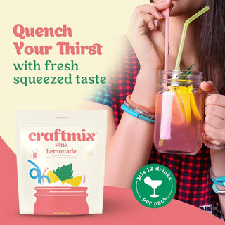 Pink Lemonade Cocktail / Mocktail Mixer