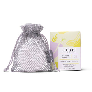 Luxe Jasmine Tea + Ginger Shower Steamer