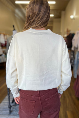 Ice Skating Bear Graphic Sweater