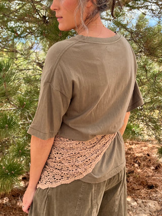 Mocha Crochet Scarf