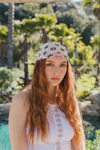 Colorful Paisley Headscarf