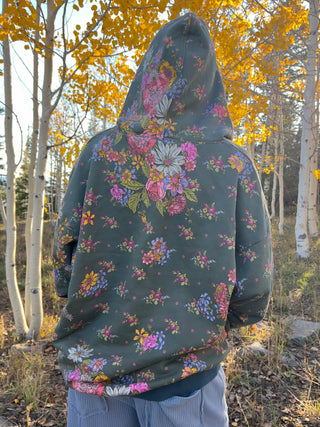 Natural Life Oversized Hoodie in English Garden