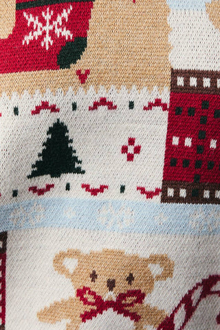 Christmas Mixed Pattern Sweater