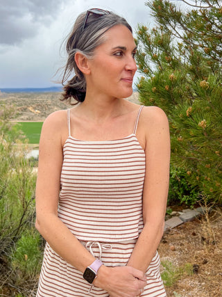 Billabong Easy Livin Cami in Brown Stone