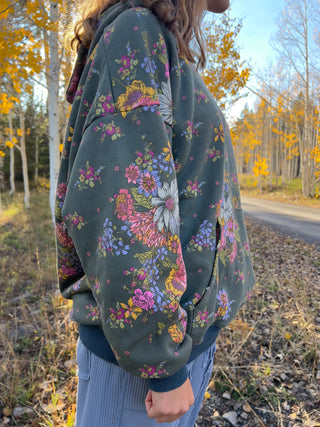 Natural Life Oversized Hoodie in English Garden