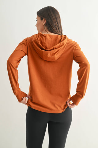 Ridgeline Pima Cotton Henley Hoodie