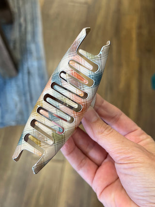 Checkered Claw Clip