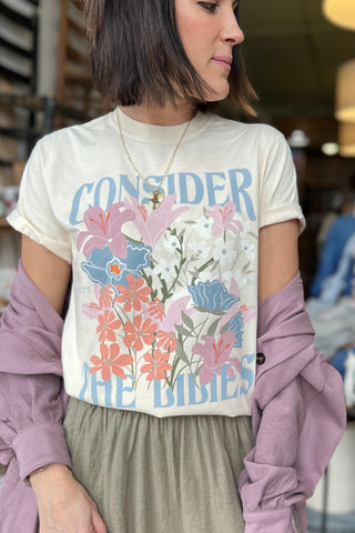 Consider the lilies --  Easter Graphic Tee