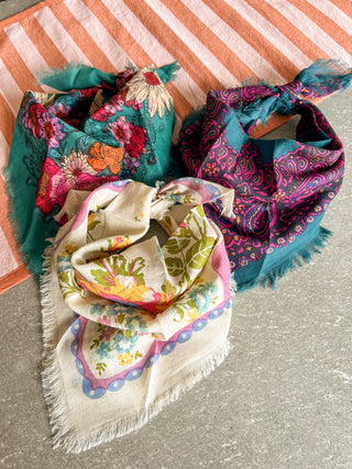 Printed Cotton Bandana by Natural Life