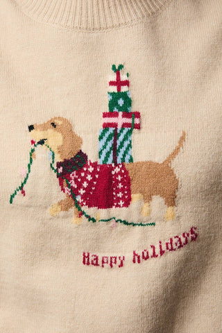 Christmas Dog Presents Sweater