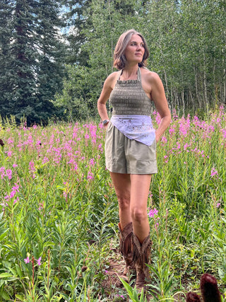 Olive Smocked Romper